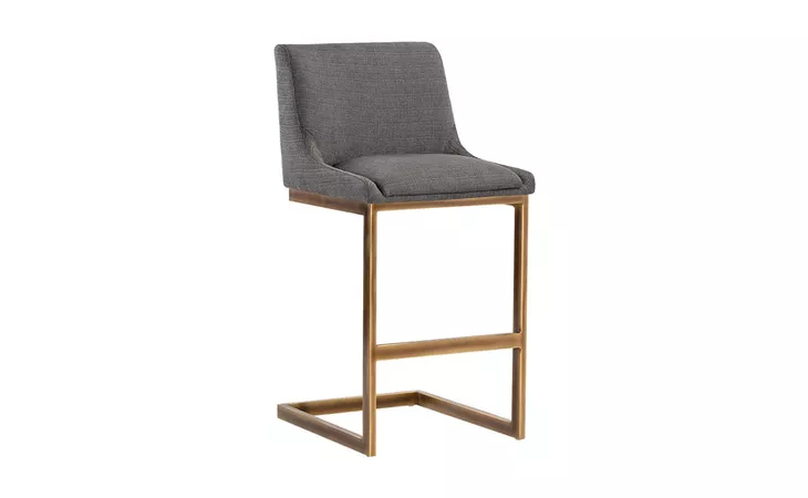 105380 HOLLY BARSTOOL - ZENITH GRAPHITE GREY SUNPAN  105380