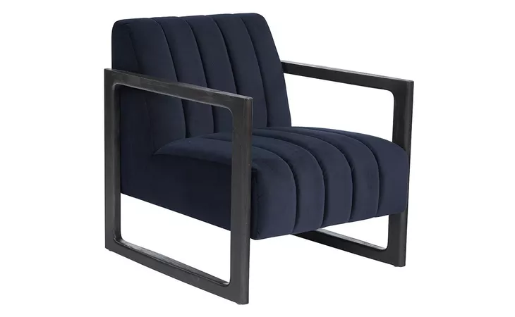 105273 JOAQUIN LOUNGE CHAIR - METROPOLIS BLUE SUNPAN  105273