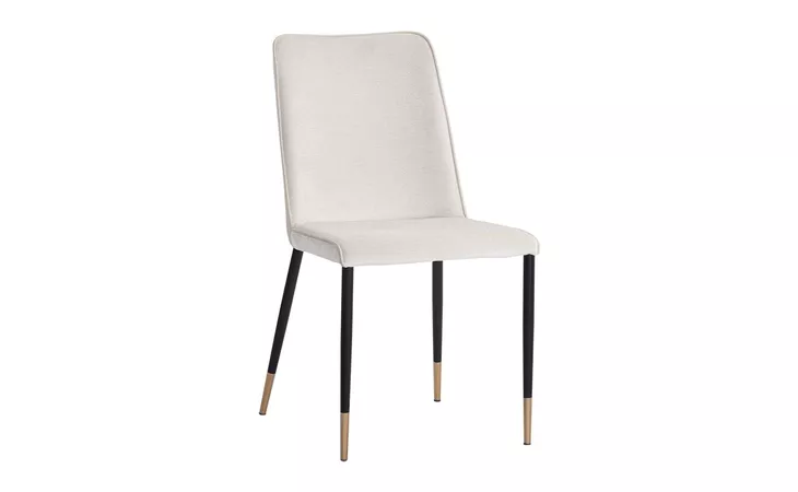 105697 KLAUS DINING CHAIR - POLO CLUB MUSLIN DILLON CREAM SUNPAN  105697