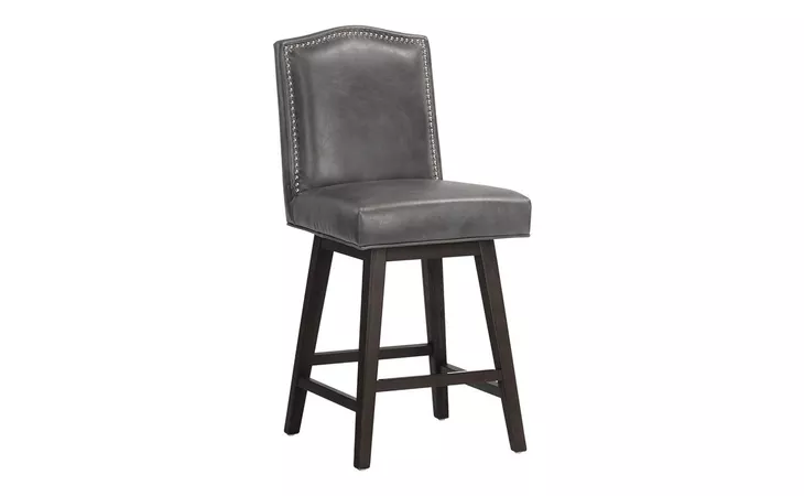 106052 MAISON SWIVEL COUNTER STOOL - OVERCAST GREY SUNPAN FURNITURE  106052