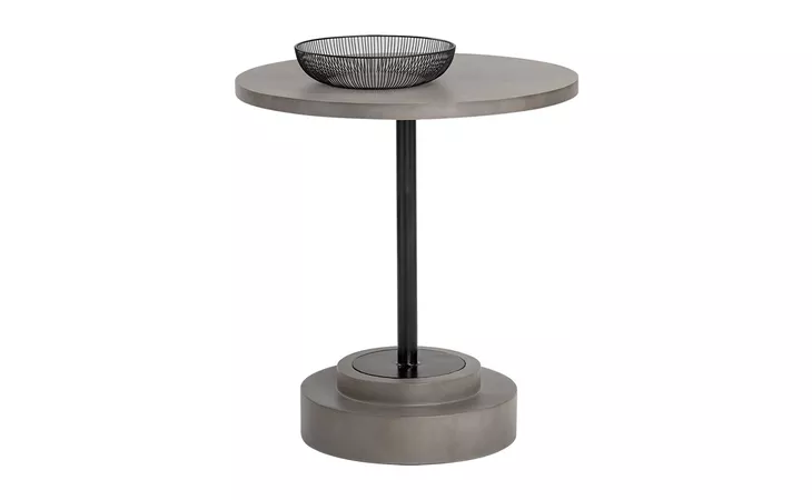 105333 MARLOWE BISTRO TABLE - BLACK - GREY - 27.5