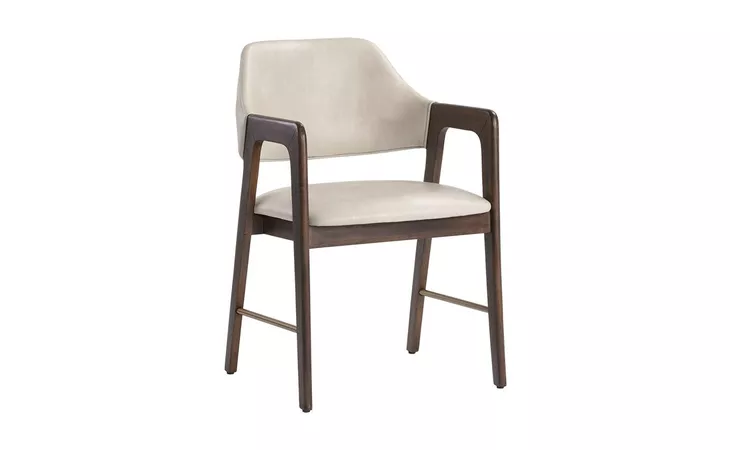 105211 MILTON DINING ARMCHAIR - BRAVO CREAM SUNPAN  105211
