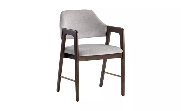105210 MILTON DINING ARMCHAIR - POLO CLUB STONE SUNPAN  105210