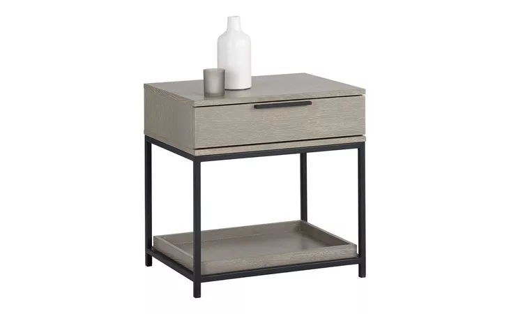 104608 REBEL NIGHTSTAND - BLACK - TAUPE SUNPAN  104608
