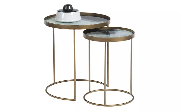105436 THALIA NESTING TABLES (SET OF 2) SUNPAN  105436