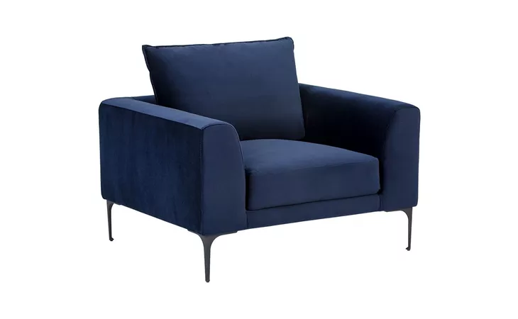105358 virgo armchair - metropolis blue sunpan  105358
