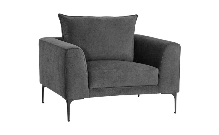 105721 virgo armchair - polo club kohl grey sunpan  105721