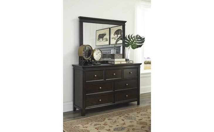 Alexee - Dark Brown BEDROOM MIRROR/ALEXEE ASHLEY  B510-36