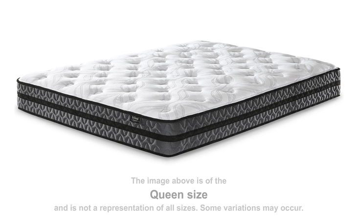 CALIFORNIA KING MATTRESS ASHLEY 10 Inch Pocketed Hybrid White M58951