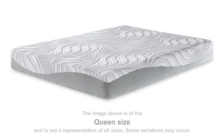 10 Inch Memory Foam FULL MATTRESS ASHLEY White M59221