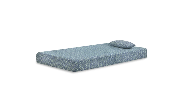 iKidz Blue TWIN MATTRESS AND PILLOW 2/CN ASHLEY Blue M65811