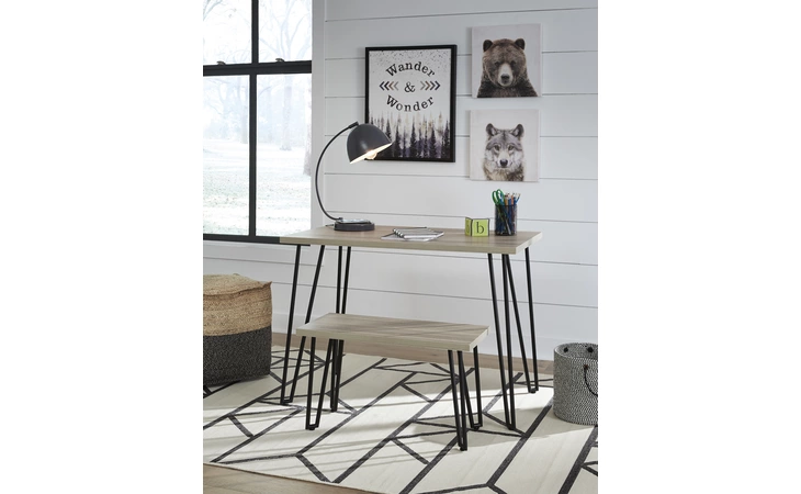 Blariden DESK W/BENCH ASHLEY Multi B008-101