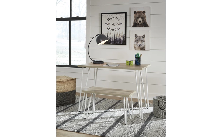 Blariden DESK W/BENCH ASHLEY Multi B008-201