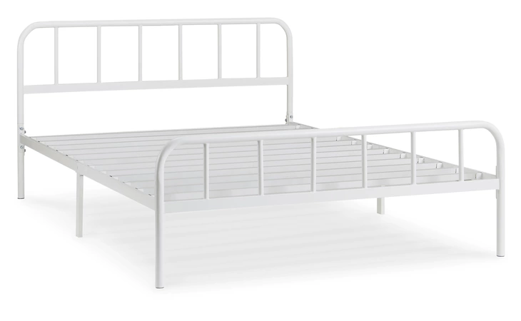 Trentlore FULL PLATFORM BED ASHLEY Black/White B076-272