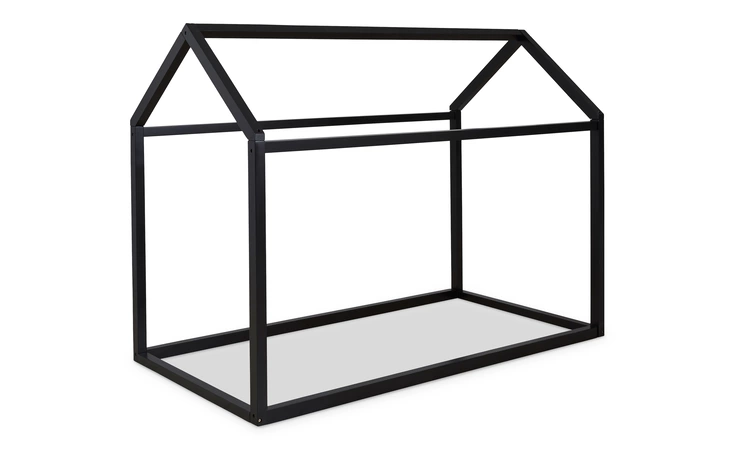 Flannibrook TWIN HOUSE BED FRAME ASHLEY Black/White B082-161