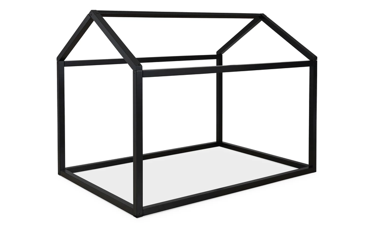 Flannibrook FULL HOUSE BED FRAME ASHLEY Black/White B082-162
