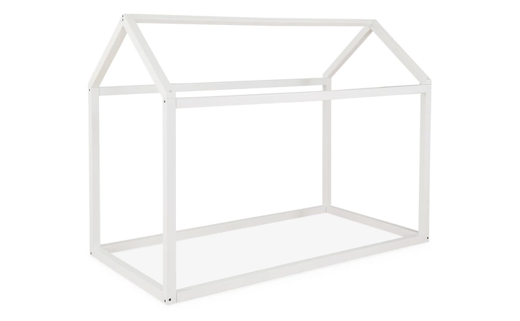 Flannibrook TWIN HOUSE BED FRAME ASHLEY Black/White B082-261