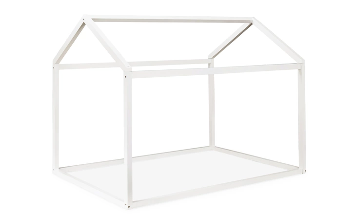 Flannibrook FULL HOUSE BED FRAME ASHLEY Black/White B082-262