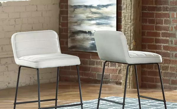 UPHOLSTERED BARSTOOL (2/CN) ASHLEY Nerison Multi D225-324