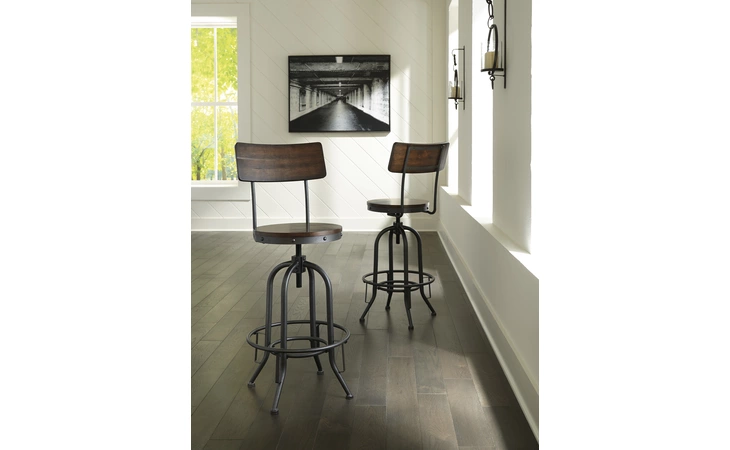 D284-230 Odium TALL SWIVEL BARSTOOL (2/CN)