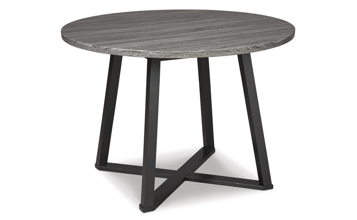 Centiar ROUND DINING ROOM TABLE ASHLEY Two-tone Brown D372-16