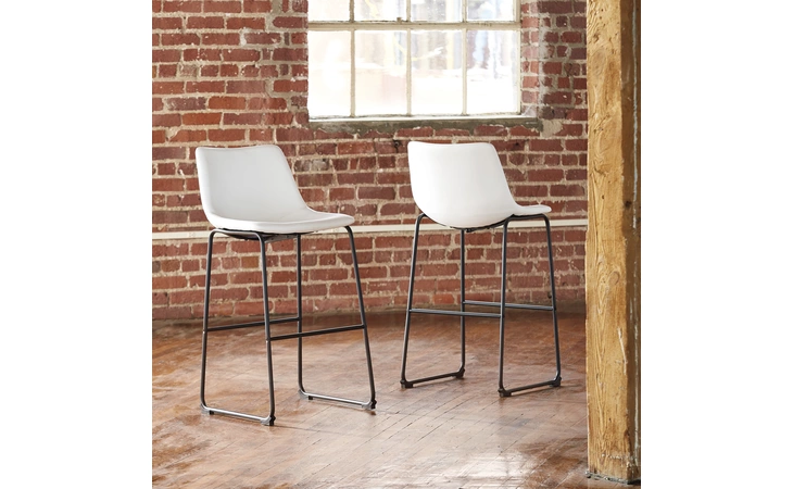 Centiar TALL UPH BARSTOOL (2/CN) ASHLEY Two-tone Brown D372-730