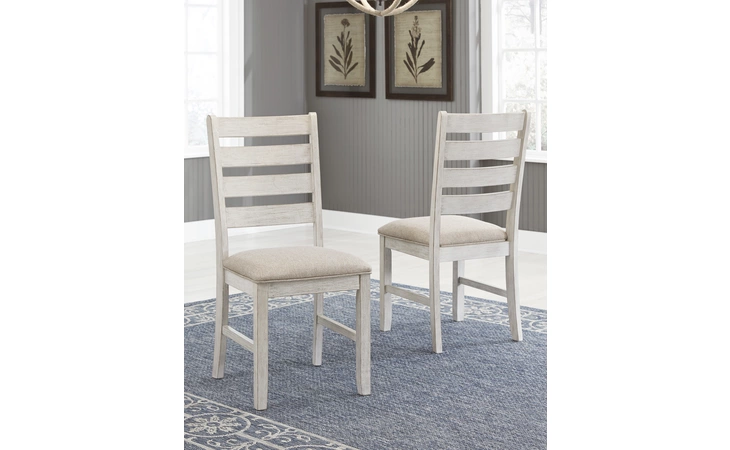 Skempton DINING UPH SIDE CHAIR (2/CN) ASHLEY Two-tone D394-01