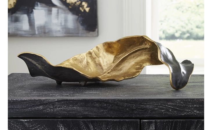 Melinda SCULPTURE ASHLEY Black/Gold Finish A2000416