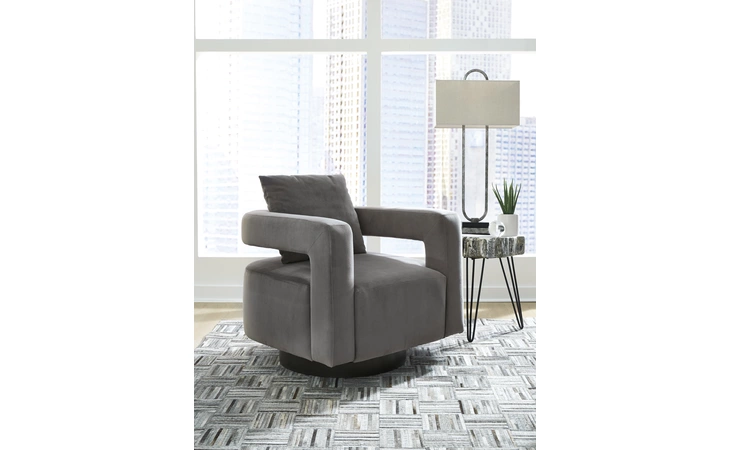 A3000256  SWIVEL ACCENT CHAIR ALCOMA