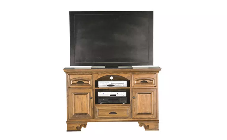 36057  58 ENTERTAINMENT CONSOLE WITH 2 DOORSBK, CC, CO, CR, EC, GO, HG, IV, SW, WH