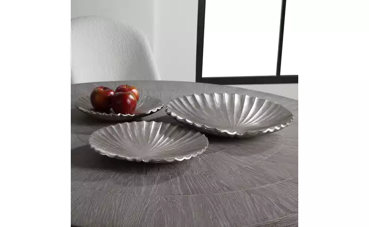 04231 LOTUS LEAVES WALL DECOR S 3 UTTERMOST  04231