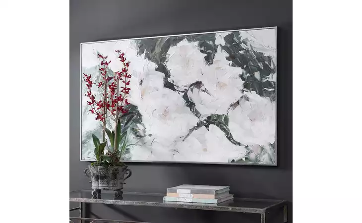 31419 SWEETBAY MAGNOLIAS HAND PAINTED CANVAS HP UTTERMOST  31419