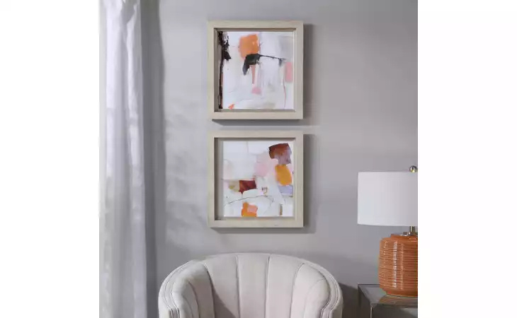 33699 RAVEL FRAMED PRINTS, S/2 UTTERMOST  33699