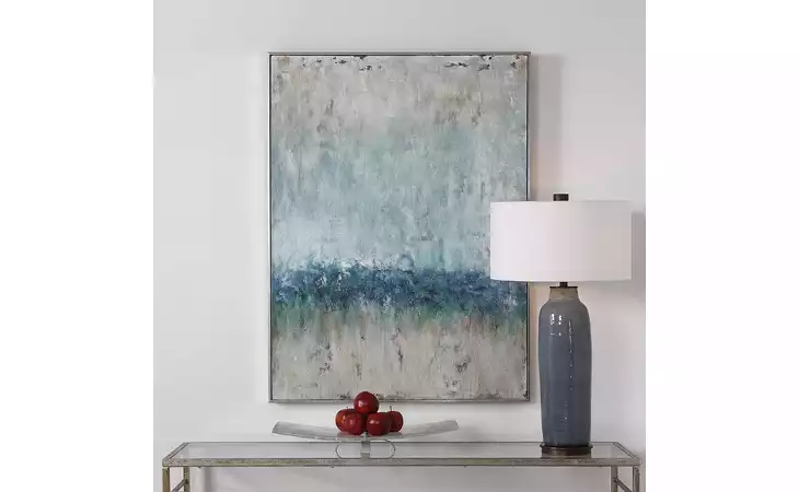 34373 TIDAL WAVE HAND PAINTED CANVAS HP UTTERMOST  34373