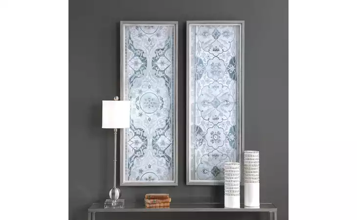 51113  VINTAGE PERSIAN PANELS FRAME