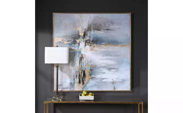 51307 ROAD LESS TRAVELED HAND PAINTED CANVAS HP UTTERMOST  51307