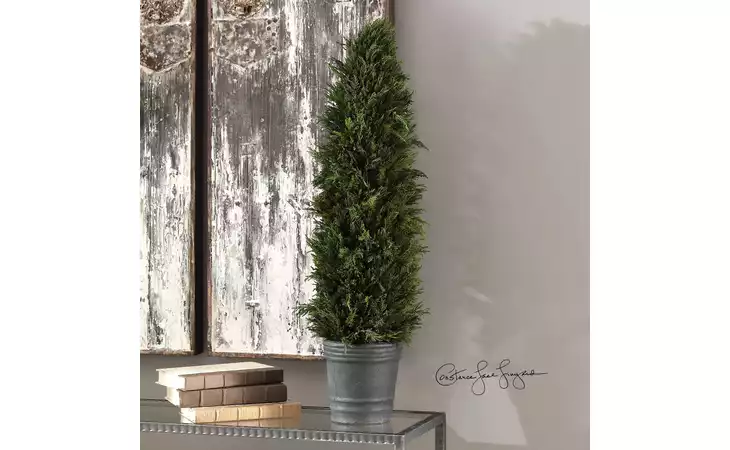 60139 CYPRESS CONE TOPIARY UTTERMOST  60139