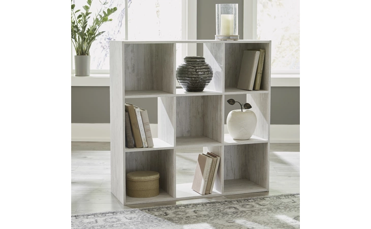 Paxberry NINE CUBE ORGANIZER ASHLEY Whitewash EA1811-3X3