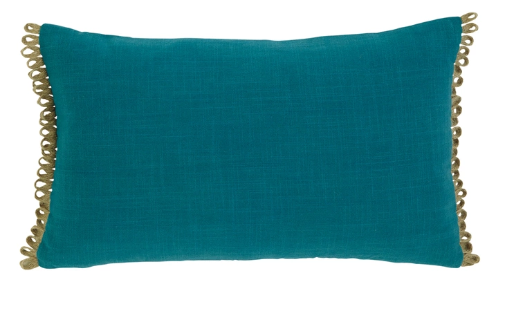 A1000303P  PILLOW SOLID TURQUOISE