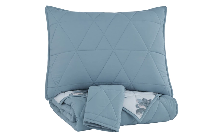 Kiandra FULL QUILT SET/KIANDRA ASHLEY Full Quilt Set Q711003F