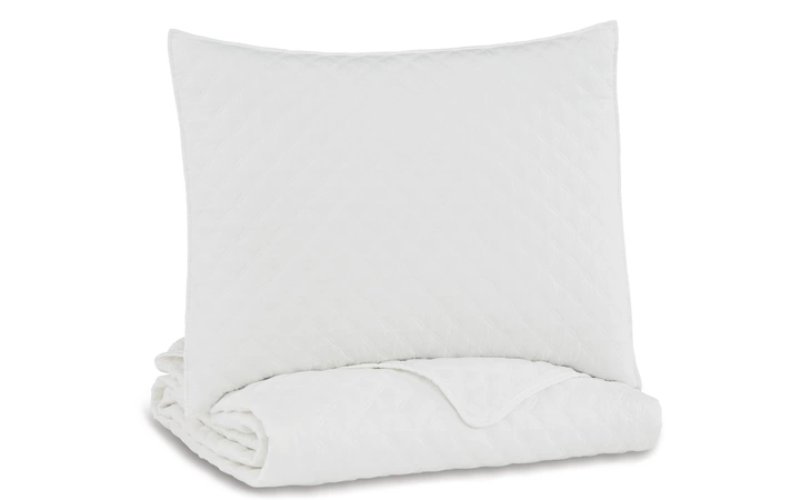 Ryter TWIN COVERLET SET ASHLEY White Q721001T