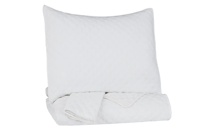 Ryter QUEEN/FULL COVERLET SET ASHLEY White Q721002Q