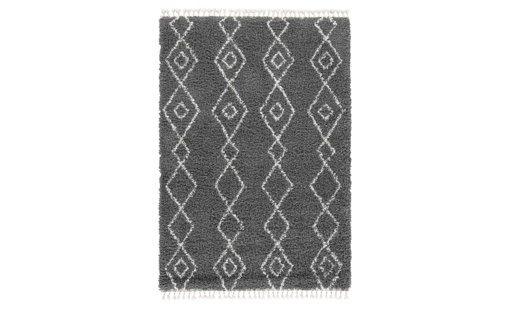 Maysel MEDIUM RUG ASHLEY Charcoal/White R404612