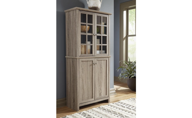 Drewmore ACCENT CABINET ASHLEY Gray ZH141454
