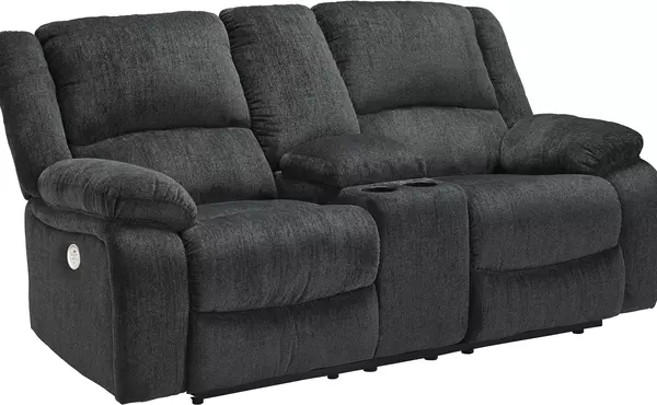 DBL REC PWR LOVESEAT W/CONSOLE ASHLEY Draycoll Slate 7650496