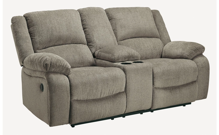 Draycoll DBL REC LOVESEAT W/CONSOLE ASHLEY DBL Rec Loveseat w/Console 7650594