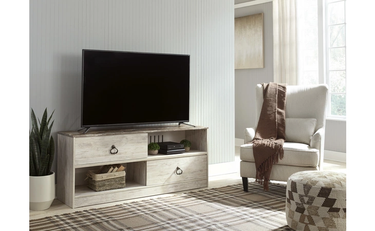 Willowton LARGE TV STAND ASHLEY Whitewash EW0267-468