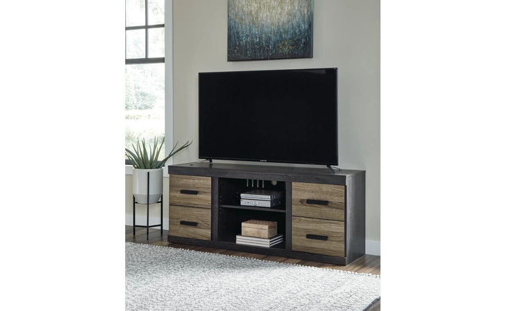 Harlinton LG TV STAND W/FIREPLACE OPTION ASHLEY LG TV Stand w/Fireplace Option EW0325-168