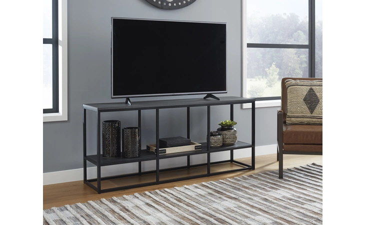 Yarlow EXTRA LARGE TV STAND ASHLEY Black W215-10