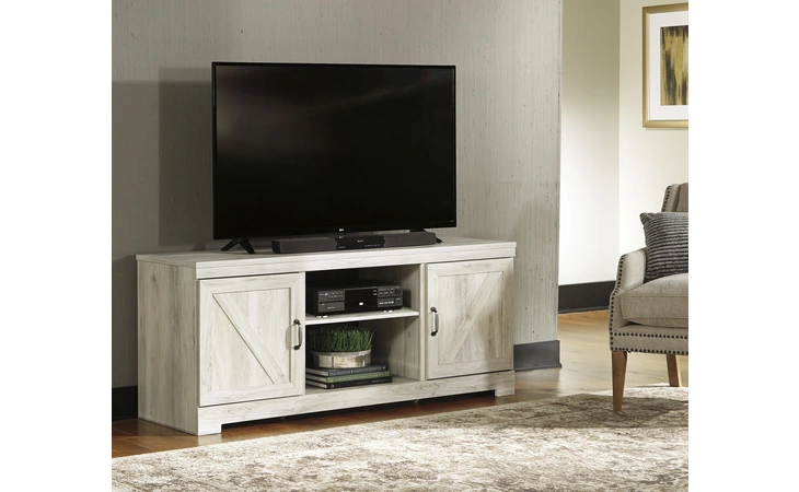 Bellaby LG TV STAND W/FIREPLACE OPTION ASHLEY Whitewash W331-68